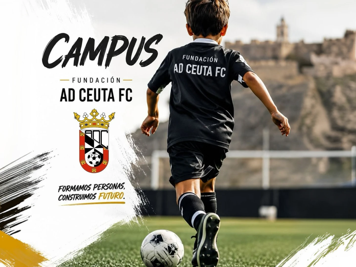 imagen del campus de verano del ad ceuta fc
