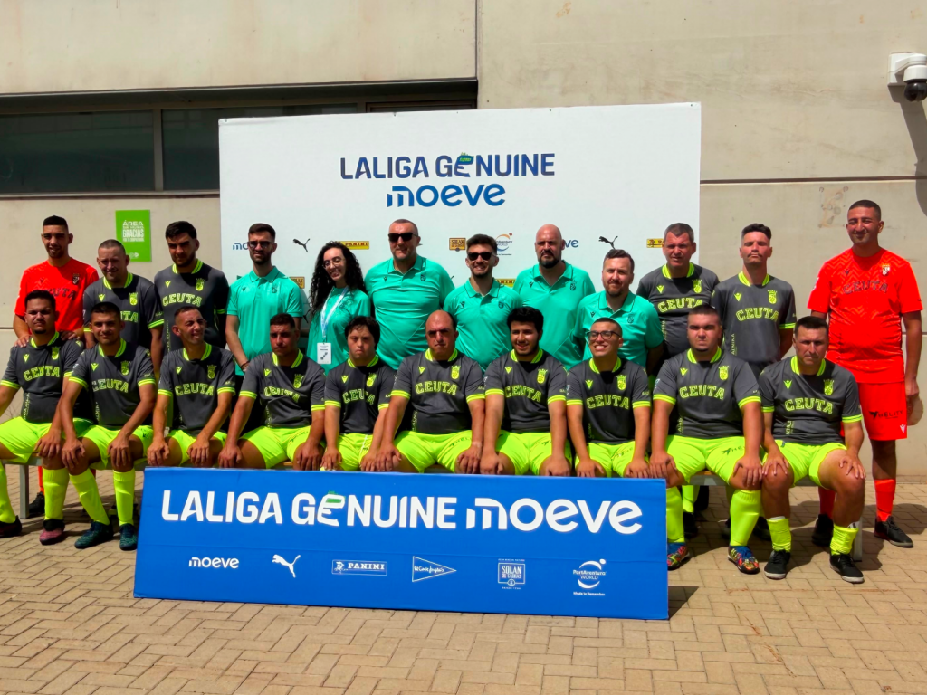 imagen de AD Ceuta FC Genuine en la fase final de la liga genuine moeve